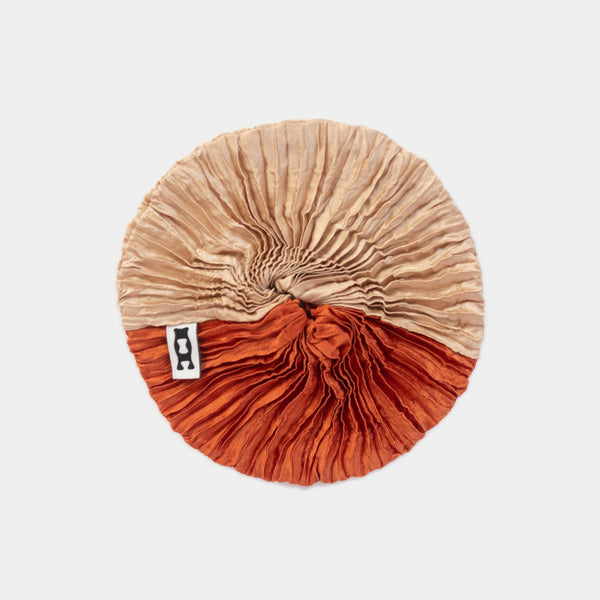 Azur Plissé Satin Silk Scrunchie – KIOSK