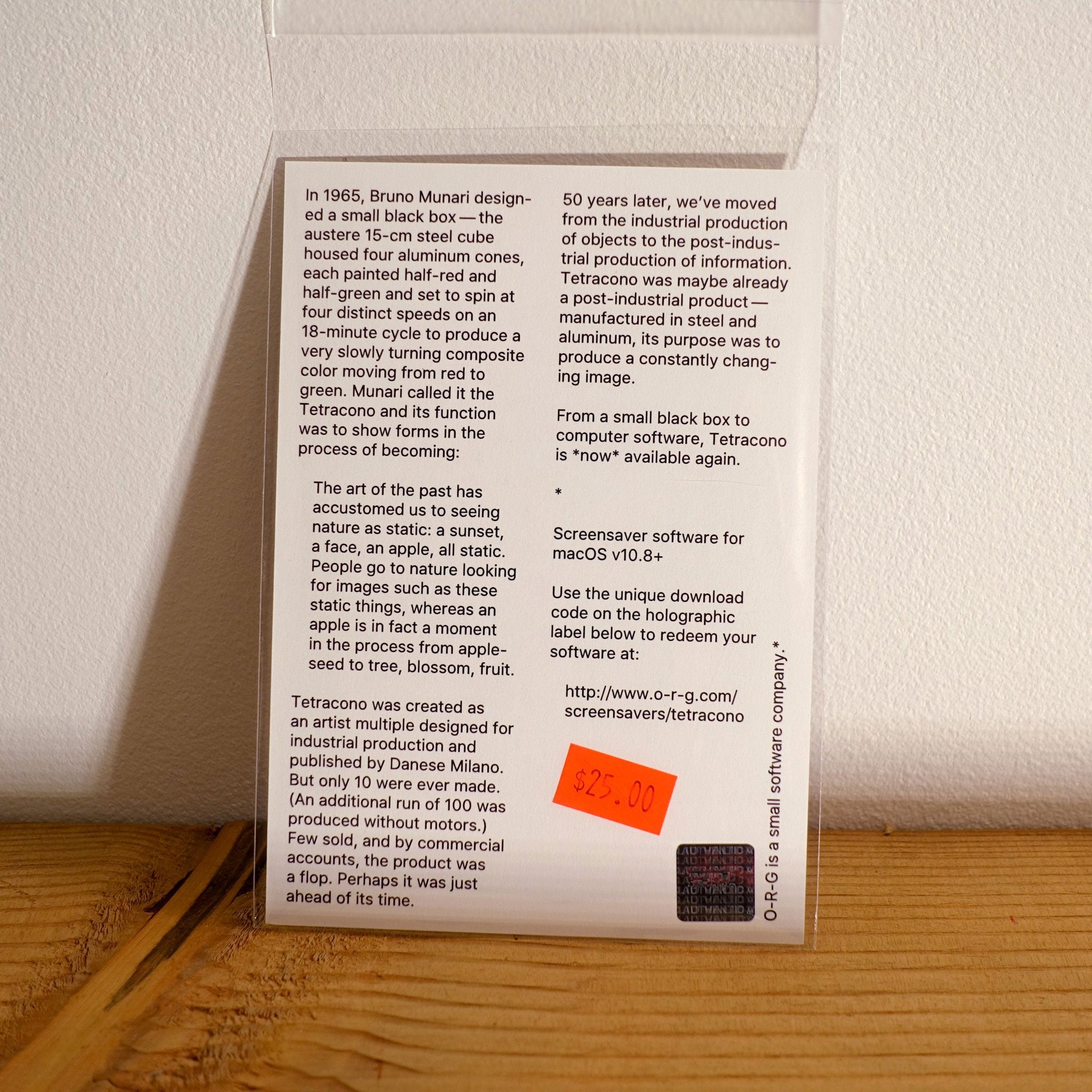 Tetracono Screensaver by O-R-G